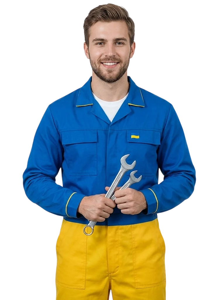 Auto mechanic ready for service appointment
